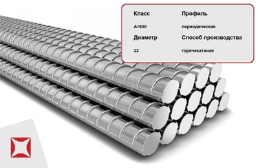 Арматура стальная Ат-V (Ат800) 20ХСАТЮ 22 мм ТУ 14-1-5254-94 в Астане