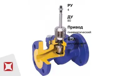 Клапан регулирующий для вентиляции  Valtec 80 мм ГОСТ 23866-87 в Астане