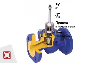 Клапан регулирующий двухседельный Арктос 160 мм ГОСТ 12893-2005 в Астане