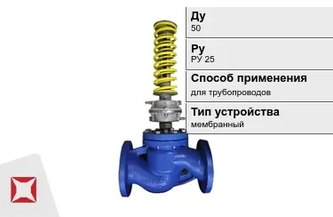 Регуляторы давления для трубопроводов Ду50 РуРУ 25 в Астане